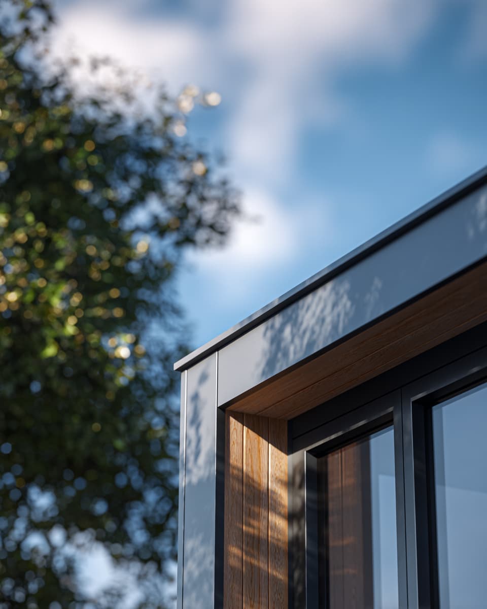 Cabizen cabin interior with metal finishes photo 5