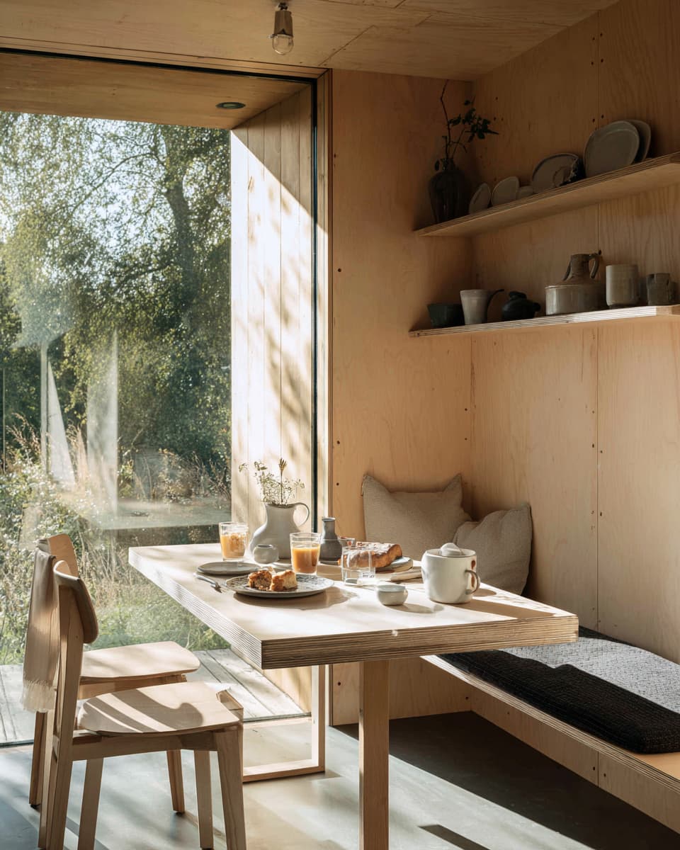 Cabin interior material palette for tailored finishes
